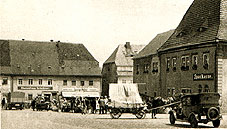 Markt Neustadt - historische Ansicht, © Stadt Neustadt/Sachsen